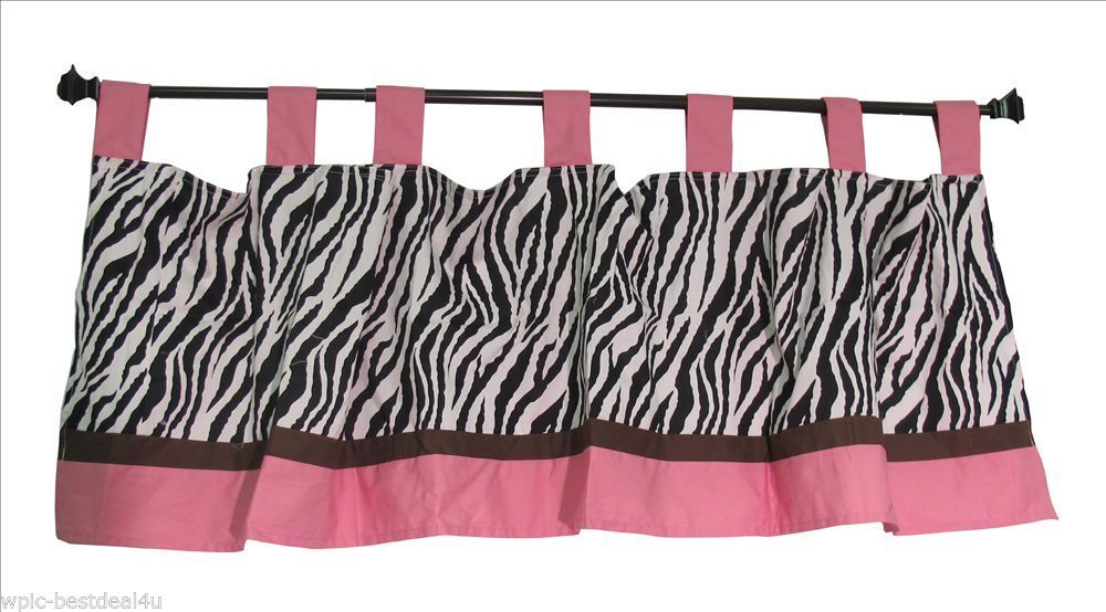 Baby Boutique Pink Zebra 15 Pcs Crib Bedding Set eBay