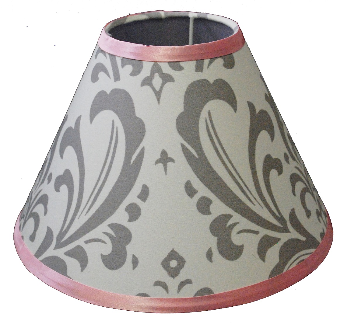 Lamp Shade Grey Damask by Sisi eBay