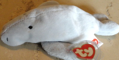 Sell Beanie Baby on Michael Levin   Ty Beanie Baby Babies  Manny  Manatee 3rd 2nd Gen Mwmt