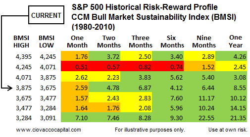 CCM Bull Market Sustainability Index