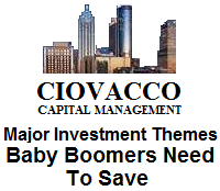 Investing Baby Boomer Demographics - Independent Money Manager Atlanta, GA