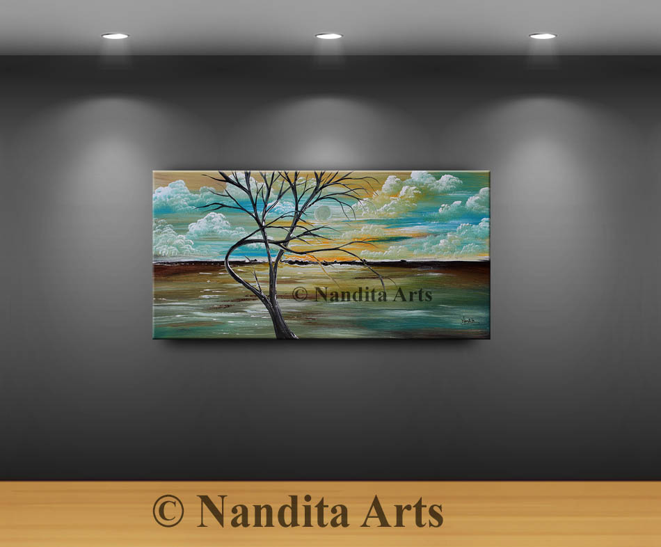 Large Art, Abstract Art, Modern Art, Art, Canvas Art, Oil painting by Nandita