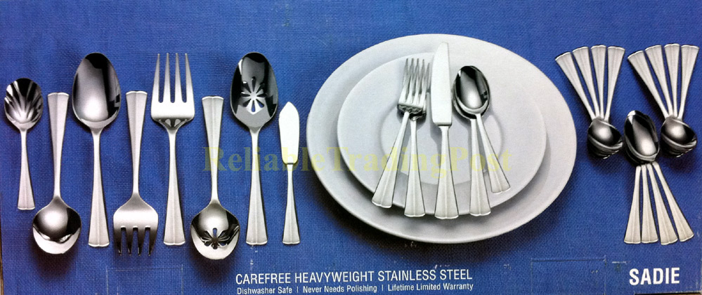 New in Box Wallace Sadie 80 Piece Flatware Set Heavy Weight ...