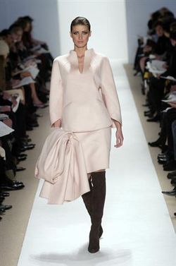 $2400 New CHADO RALPH RUCCI Runway Cream Tunic Top 6