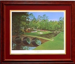 AUGUSTA NATIONAL GOLF AMEN GOLDEN BELL MASTERS PRINT FD