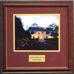 AUGUSTA NATIONAL GOLF CLUBHOUSE PHOTO FRAMED