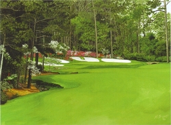 AUGUSTA NATIONAL GOLF CLUB AZELEA HOLE 13 PRINT
