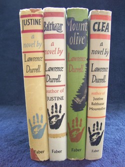 Lawrence Durrell Signed THE ALEXANDRIA QUARTET 1st U.K.