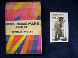 Thomas Wolfe LOOK HOMEWARD, ANGEL 1st/dj SIGNED + PHOTO