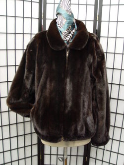 NEW DARK RANCH FEMALE MINK FUR JACKET MEN ALL SIZE