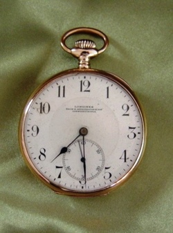 LONGINES POCKET WATCH 14KT GOLD - ANTIQUE 1900