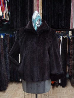 NEW REFURBISHED SHEARED MINK FUR COAT WOMEN SZ. 8-10