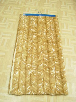 BRAND NEW MINK PAW FUR PLATE, BLANKET, THROW