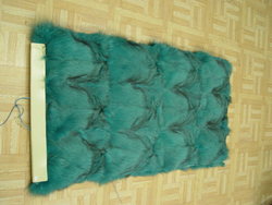 BRAND NEW FOX PAW FUR PLATE, BLANKET, THROW
