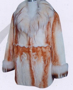 BRAND NEW REX RABBIT & FOX FUR JACKET WOMEN  SZ 4-10