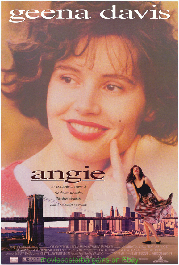 Angie Movie Poster 27x40 Geena Davis 1994 Romance Comedy Ebay 
