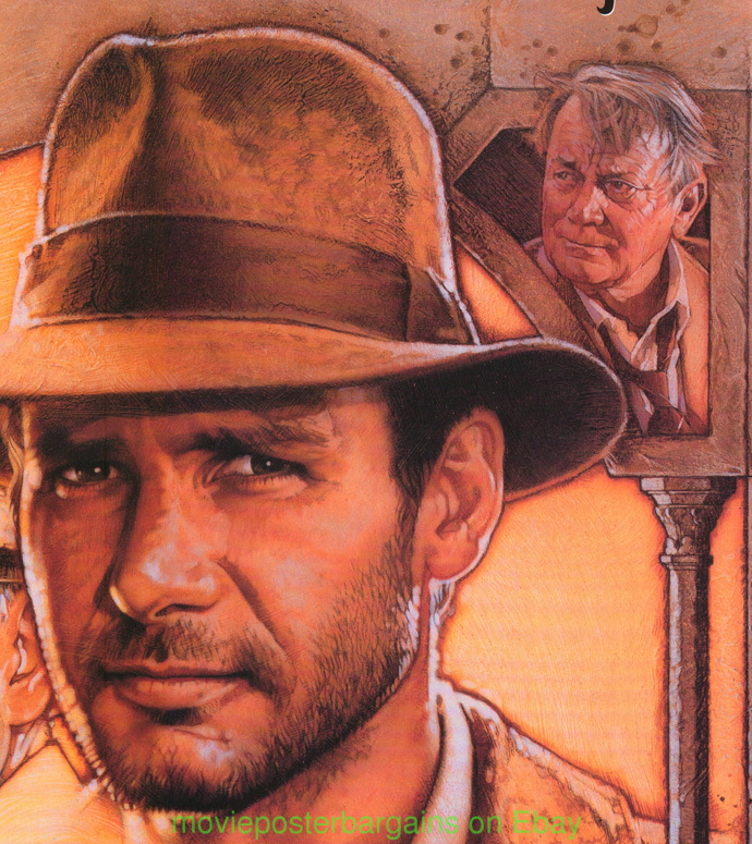 9 INDIANA JONES MOVIE POSTERS ALL ORIG.!! HARRISON FORD