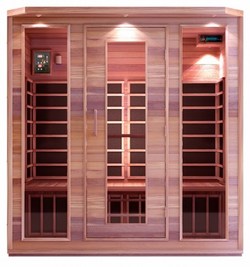 4 PERSON SAUNA RED CEDAR Carbon Fiber FAR Infrared New