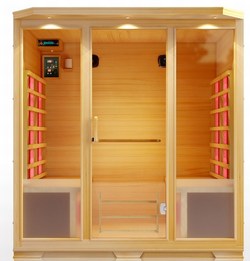 4 PERSON SAUNA GLASS Dry Heat FAR Infrared Portable New