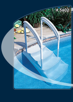 above ground pool handrails