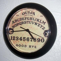 NEW haunted wierd OUIJA BOARD Wall Clock FREE SHIPPING