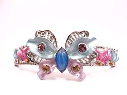 Colorful Designer Butterfly AUSTRIAN  CRYSTAL BRACELET