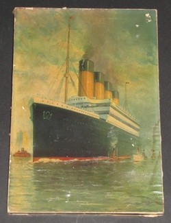 White Star Line Rms Olympic Titanic Fred Pansing Oleograph On Popscreen