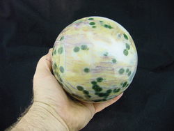 BUTW 5.25 Madagascar ocean jasper sphere lapidary 3354A