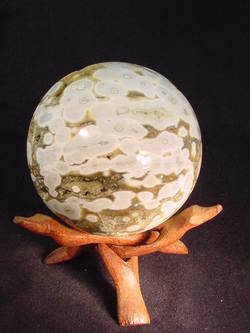 BUTW 4.8" Madagascar Ocean Jasper sphere lapidary 5175A