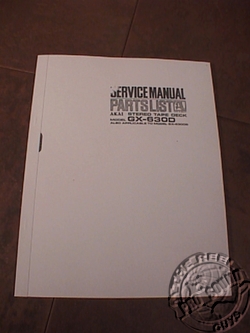 AKAI GX-630D REEL TO REEL SERVICE MANUAL