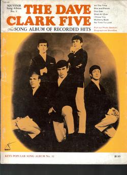 The Dave Clark Five Song Album of Recorded Hits NMINT