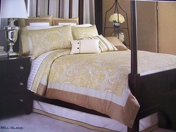 NAUTICA Bell Island Paisley 6PC QUEEN COMFORTER SET_New