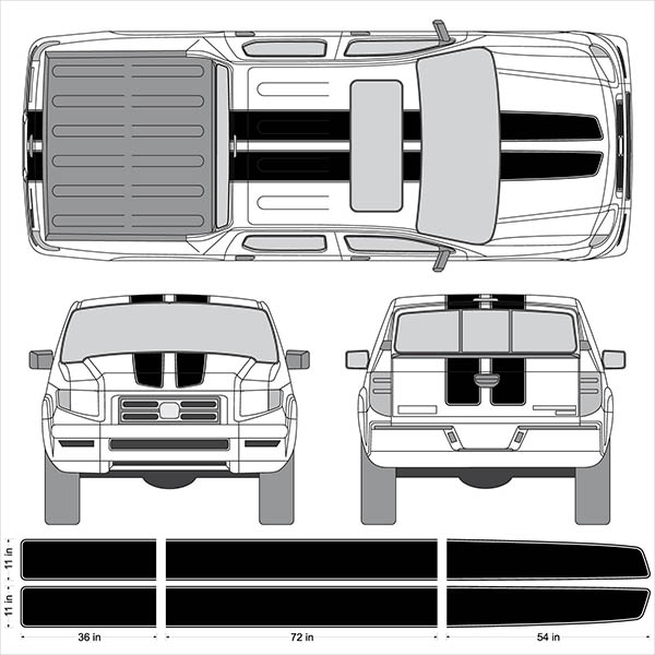 Honda ridgeline striping kit #2