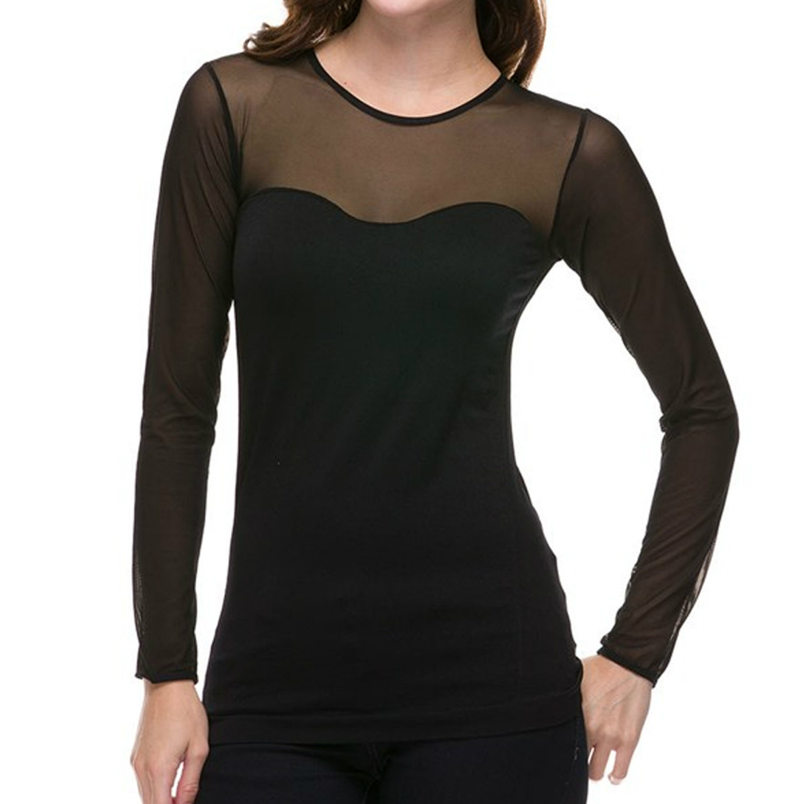 long sleeve seamless top