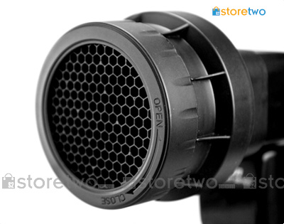 3-in-1 Stacking Honeycomb Grid Light Modifier System for Canon Speedlite 580EX II