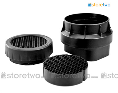 3-in-1 Stacking Honeycomb Grid Light Modifier System for Canon Speedlite 580EX II