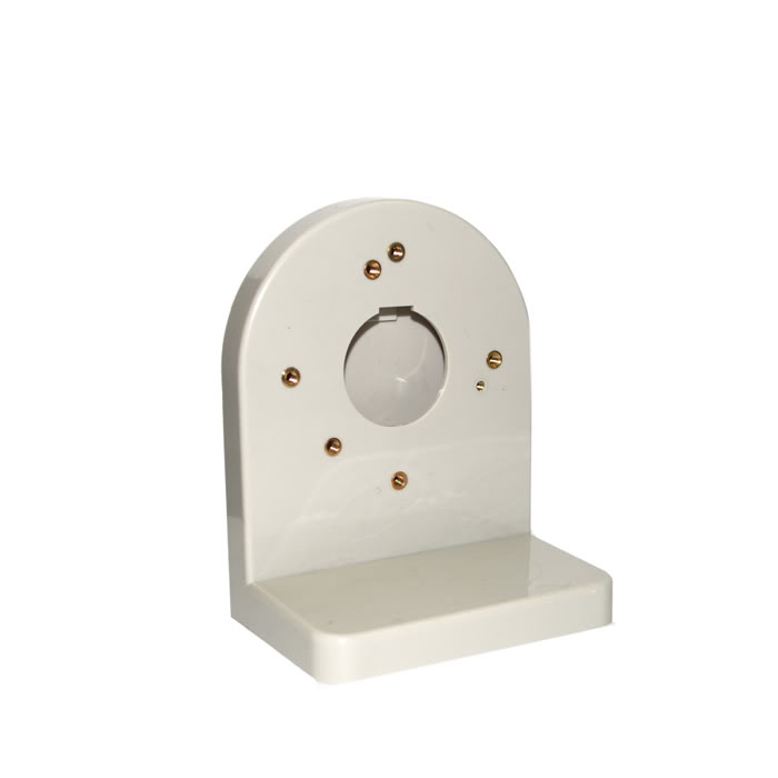 tkksystems Plastic L Shaped 7 Small Hole Beige Dome