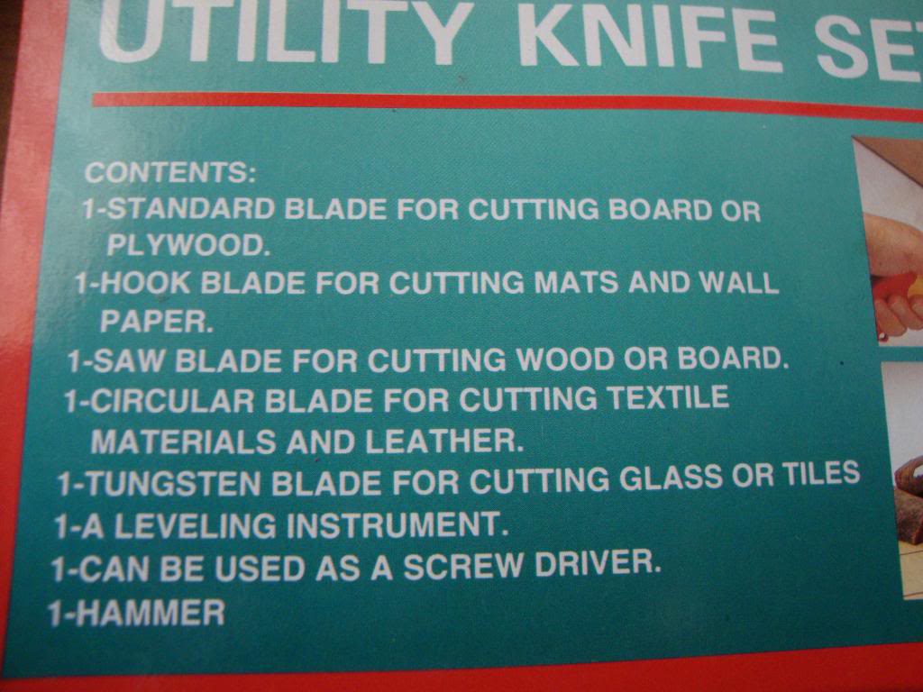 utility knife,carpet knife,blade