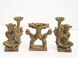 Chinese Antique Pottery Oil Lights