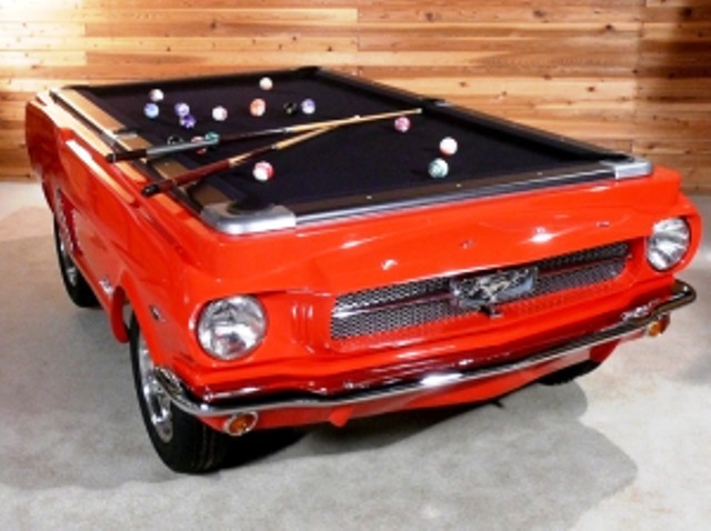 Binwinc Custom Carroll Shelby Gt350 Signed Pool Table Brunswick