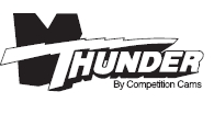 Thunder by Competition Cams logo