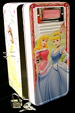 Disney Princesses Tin Locker Bank With Lock & Key-Includes Lock & 2 Keys Disney Princesses Tin Locker Bank With Lock & Key-Includes Lock & 2 Keys