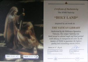 *ANRI VATICAN “HOLY LAND” 6” 2PC JOSEPH~MARY&CHILD SET*