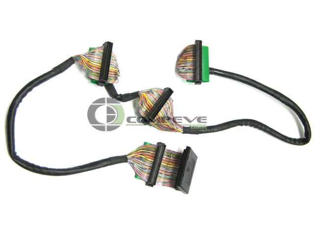 Internal SCSI Cable 3 device 36 U320 68 Terminator HP 351162-004 - Click Image to Close