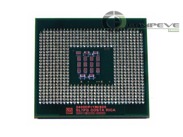 Intel Xeon 3.4 GHz/800MHz/1MB CPU Processor SL7PG - Click Image to Close