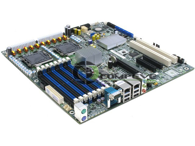 Intel S5000XVNSAS Dual LGA 771 Server/Workstation Motherboard - Click Image to Close