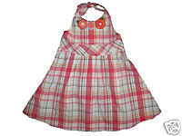 NWT Gymboree Tropical Garden Plaid Halter Dress 4 4T