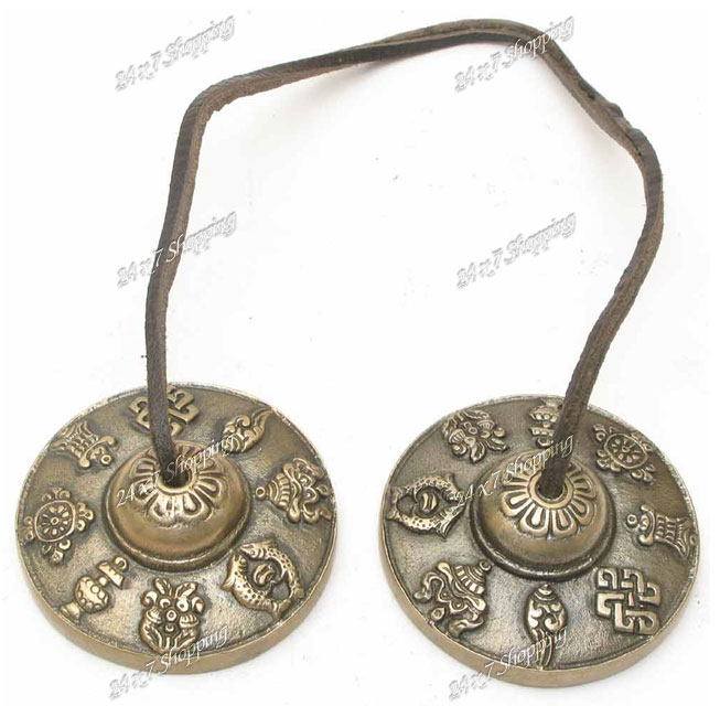 shopping24x7 Tibetan Dragon Cymbal Tingsha Gong Meditation Bell New