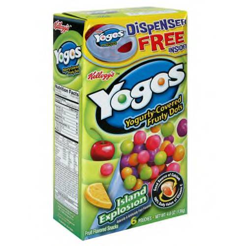 Kellogg's Yogo Fruit Snack Island Explosion