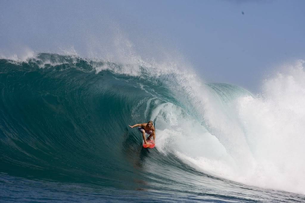 Adam surfing Sunset